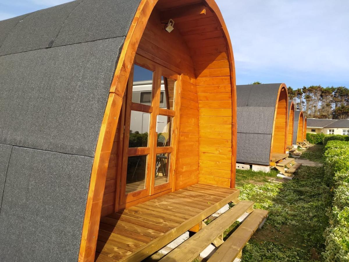 Bungalow 3 Personas - Camping Playa De Tapia 타피아 데 카사리에고 외부 사진