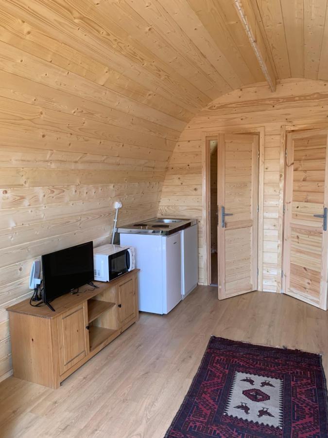 Bungalow 3 Personas - Camping Playa De Tapia 타피아 데 카사리에고 외부 사진